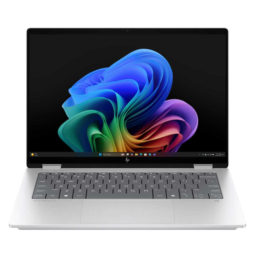 HP OmniBook X Flip AI Ultra 7-256V 14.0" 16 Go 1 To SSD W11H Glacier Silver Touch Garantie1 an