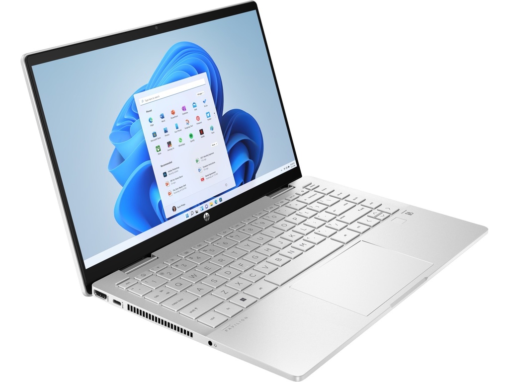 HP Pav x360 i3-1315U 14"FHD 8 Go 512 Go SSD W11H Natural Silver Touch12M