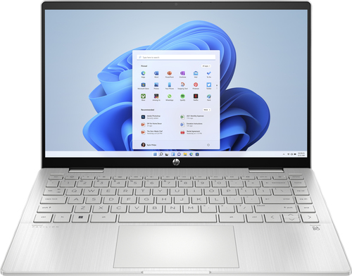 HP Pavilion x360 14-ek1006nk, Intel® Core™ i7, 35,6 cm (14”), 16 Go, 512 Go, Windows 11 Home, Argent