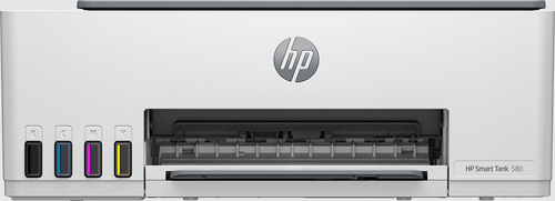 HP Smart Tank 580 All-in-One Printer, A jet d'encre thermique, Impression couleur, 4800 x 1200 DPI, A4, Impression directe, Gris