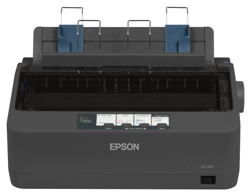 Epson LX-350, 357 caractères par seconde, 240 x 144 DPI, 312 caractères par seconde, 78 caractères par seconde, 10,12 caractères par pouce, 5 copies