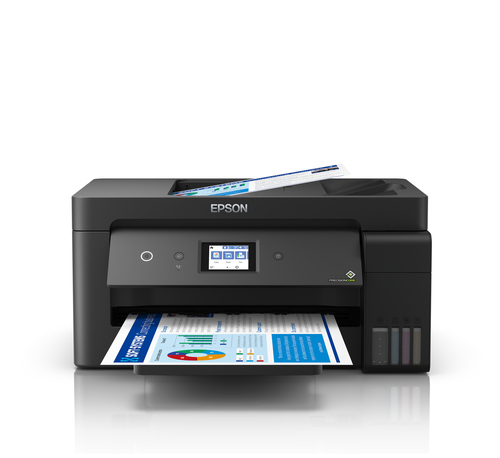 Epson EcoTank L14150, Jet d'encre, Impression couleur, 4800 x 1200 DPI, A3+, Impression directe, Noir