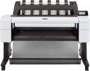 HP Designjet Imprimante T1600 PostScript de 36 pouces, A jet d'encre thermique, 2400 x 1200 DPI, HP-GL/2, HP-RTL, PDF 1.7, PostScript 3, TIFF, Cyan, Gris, Magenta, Noir mat, Photo noire, Jaune, 1 universal printhead, 914 x 1219 mm