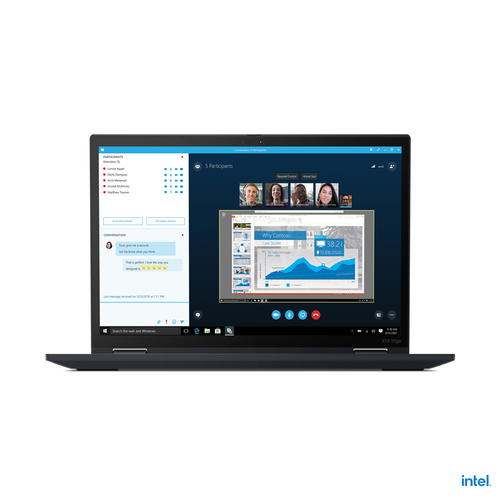 Lenovo ThinkPad X13 Yoga, Intel® Core™ i7, 33,8 cm (13.3”), 16 Go, 512 Go, Windows 11 Pro