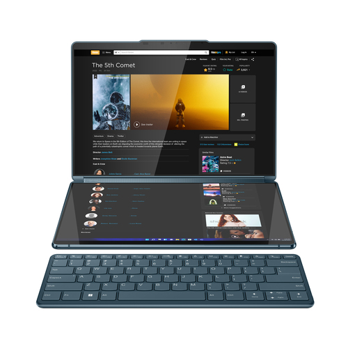 Lenovo Yoga Book 9, Intel® Core™ i7, 33,8 cm (13.3”), 16 Go, 1 To, Windows 11 Pro