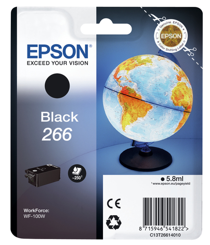 Epson Globe C13T26614010, Noir, Encre à pigments, 5,8 ml, 1 pièce(s), 250 pages