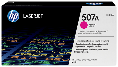 HP 507A toner LaserJet magenta authentique, 6000 pages, Magenta, 1 pièce(s)