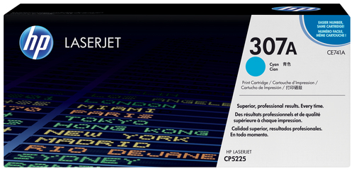 HP 307A toner LaserJet cyan authentique, 7300 pages, Cyan, 1 pièce(s)