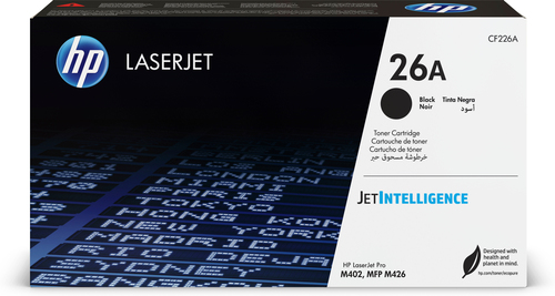 HP 26A toner LaserJet noir authentique, 3100 pages, Noir, 1 pièce(s)