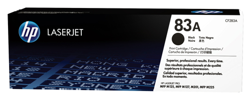 HP 83A toner LaserJet noir authentique, 1500 pages, Noir, 1 pièce(s)