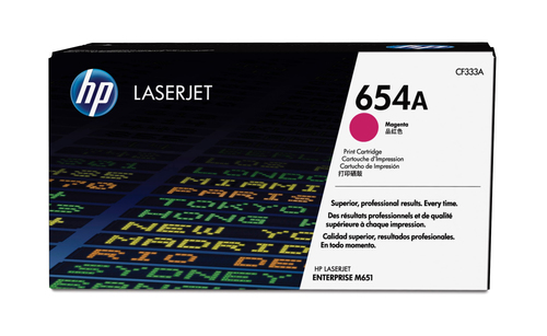 HP 654A toner magenta authentique LaserJet, 15000 pages, Magenta, 1 pièce(s)