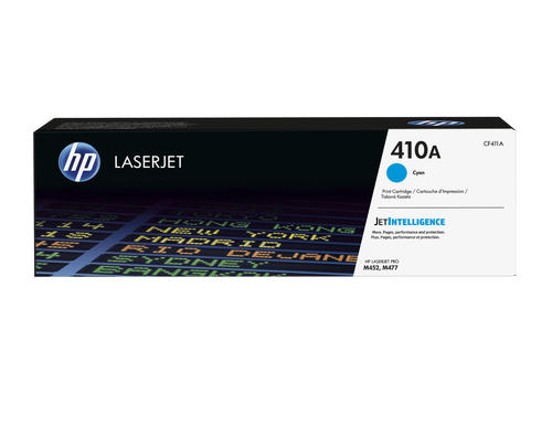 HP 410A toner LaserJet cyan authentique, 2300 pages, Cyan, 1 pièce(s)