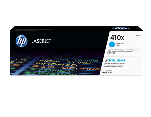 HP 410X toner LaserJet cyan grande capacité authentique, 5000 pages, Cyan, 1 pièce(s)