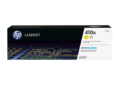 HP 410A toner LaserJet jaune authentique, 2300 pages, Jaune, 1 pièce(s)