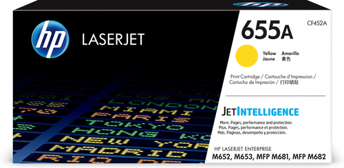 HP 655A Toner LaserJet jaune authentique, 10500 pages, Jaune, 1 pièce(s)