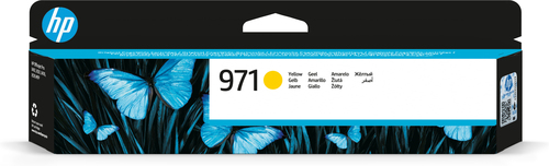 HP 971 Yellow Original Ink Cartridge, Rendement standard, Jaune, Encre à pigments, 32 ml, 1 pièce(s), 2500 pages