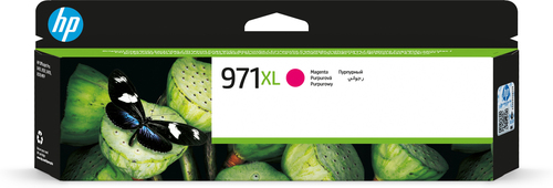 HP 971XL High Yield Magenta Original Ink Cartridge, Rendement élevé (XL), Magenta, Encre à pigments, 80,5 ml, 1 pièce(s), 6600 pages