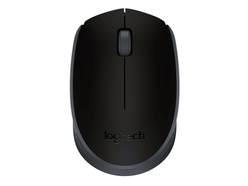 Logitech M171, Ambidextre, Optique, RF sans fil, 1000 DPI, Noir