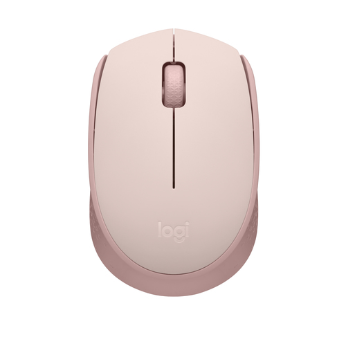 Logitech M171, Ambidextre, Optique, RF sans fil, Rose