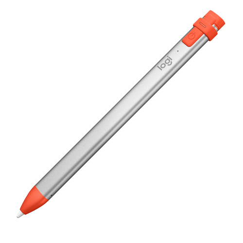 Logitech Crayon, Tablette, Apple, Orange, Blanc, iPad Air (4th gen)(A2316, A2324, A2325, A2072), Intégré, Lithium
