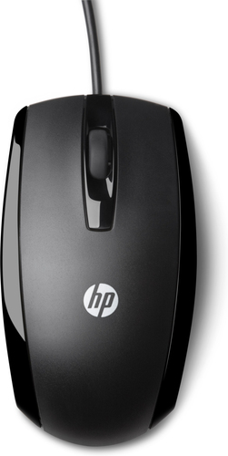 HP Souris filaire X500, Optique, USB Type-A, Noir