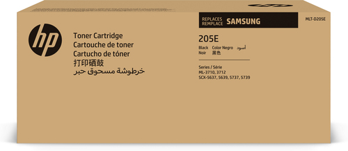 Samsung MLT-D205E Extra High-Yield Black Original Toner Cartridge, 10000 pages, Noir, 1 pièce(s)
