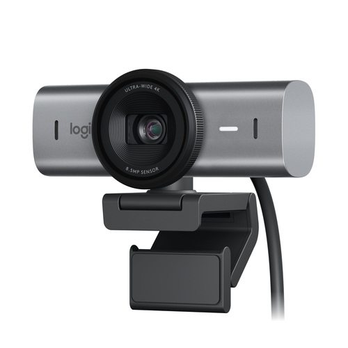 Logitech MX Brio, 4K Ultra HD, 30 ips, 1080p, 2160p, 4x, Couvercle de confidentialité