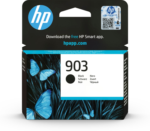 HP 903 Black Original Ink Cartridge, Rendement standard, Noir, Encre à pigments, 8 ml, 1 pièce(s), 300 pages