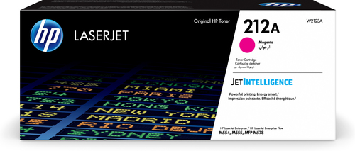 HP Cartouche de toner magenta 212A LaserJet authentique, 4500 pages, 0 pages, Magenta, 1 pièce(s)