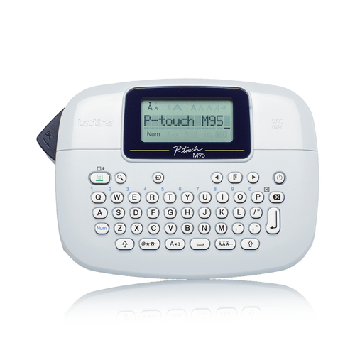 Brother PT-M95, QWERTY, Transfert thermique, 203 x 203 DPI, 7,5 mm/sec, AAA, Alcaline