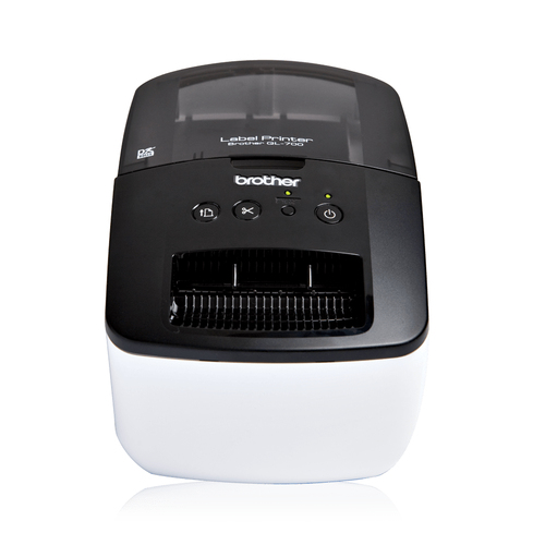 Brother QL-700, DK, Thermique directe, 300 x 300 DPI, 150 mm/sec, Noir, Blanc