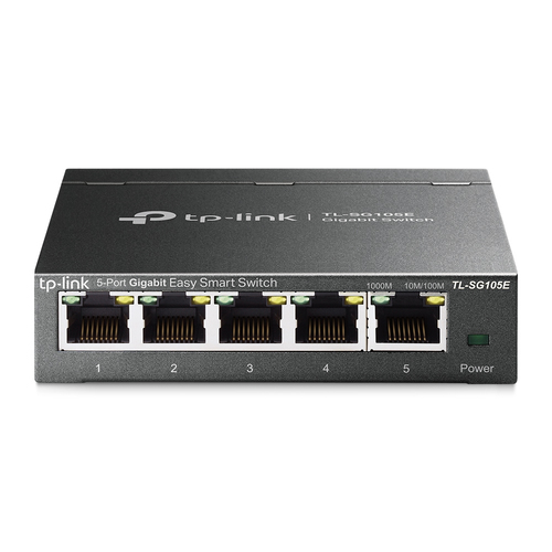 TP-Link TL-SG105E, Géré, L2, Gigabit Ethernet (10/100/1000)