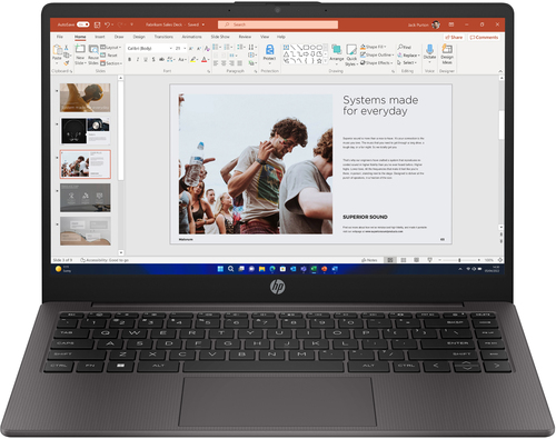 HP 245 14 G10, AMD Ryzen™ 5, 2 GHz, 35,6 cm (14”), 16 Go, 512 Go