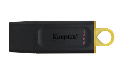 Kingston Technology DataTraveler Exodia, 128 Go, USB Type-A, 3.2 Gen 1 (3.1 Gen 1), Casquette, 11 g, Noir, Jaune