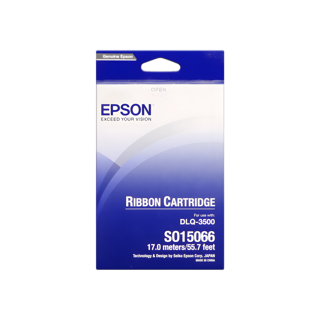 Epson C13S015066, DLQ-3000/+/3500, Noir, Dot Matrix, 24-pin, 6000000 caractères, Noir