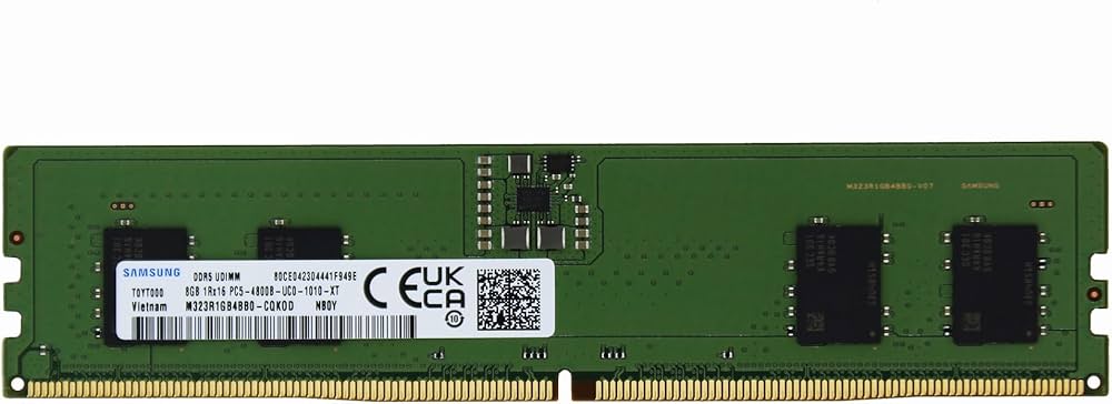 Samsung Barrette mémoire DDR5-4800 U-DIMM 8GB