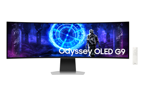 Samsung G95SD, 124,5 cm (49”), Dual QHD, OLED, 0,03 ms, Argent