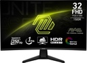 MSI MAG 32C6X, 80 cm (31.5”), Full HD, 1 ms, Noir