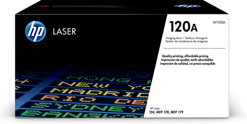 [W1120A] HP Tambour d'imagerie laser 120A authentique, 4000 pages, Noir, Cyan, Magenta, Jaune, 1 pièce(s)