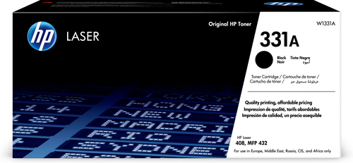 [W1331A] HP Cartouche d'encre laser noire authentique 331A, 5000 pages, Noir, 1 pièce(s)