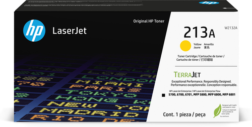 [W2132A] HP 213A Toner LaserJet authentique Jaune, 3000 pages, Jaune, 1 pièce(s)