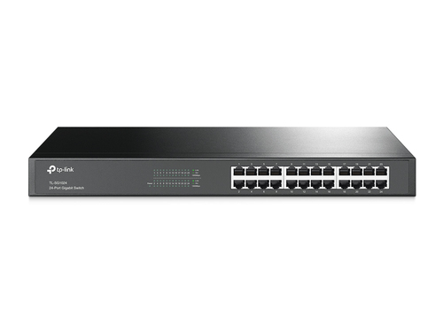 [TL-SG1024] TP-Link TL-SG1024, Non-géré, L2, Gigabit Ethernet (10/100/1000), Full duplex, Grille de montage