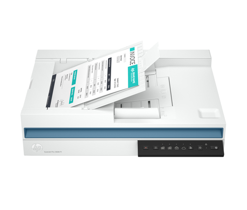[20G06A] HP ScanJet Pro 3600 f1, 216 x 297 mm, 1200 x 1200 DPI, 30 ppm, 30 ppm, 30 ppm, Scanner à plat et chargeur automatique
