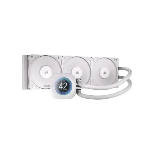 [CW-9061034-WW] Corsair NAUTILUS 360 RS LCD Blanc