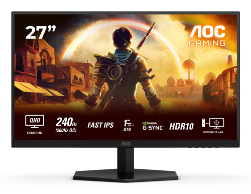 [Q27G42ZE] AOC G4 Q27G42ZE, 68,6 cm (27”), Quad HD, LCD, 1 ms, Noir, Rouge
