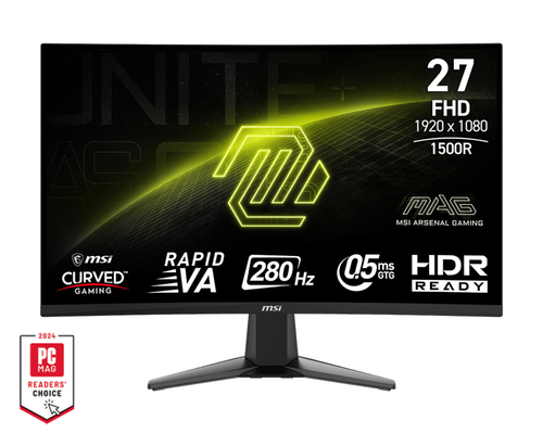 [MAG 276CXF] MSI MAG 276CXF, 68,6 cm (27”), Full HD, LCD, 0,5 ms, Noir