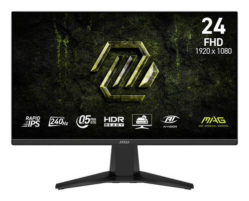 [MAG 245F X24] MSI MAG 245F X24, 60,5 cm (23.8”), Full HD, LCD, 0,5 ms, Noir
